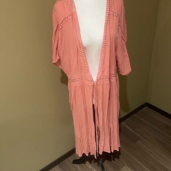 Maurices Kimono Peach Colour Size Large - Picture 3 of 9